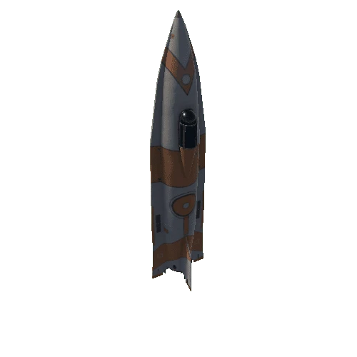 A9 Rocket Painted Orange